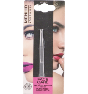 Vitry – Pince à épiler mors crabe inox 9 cm, 1 pince