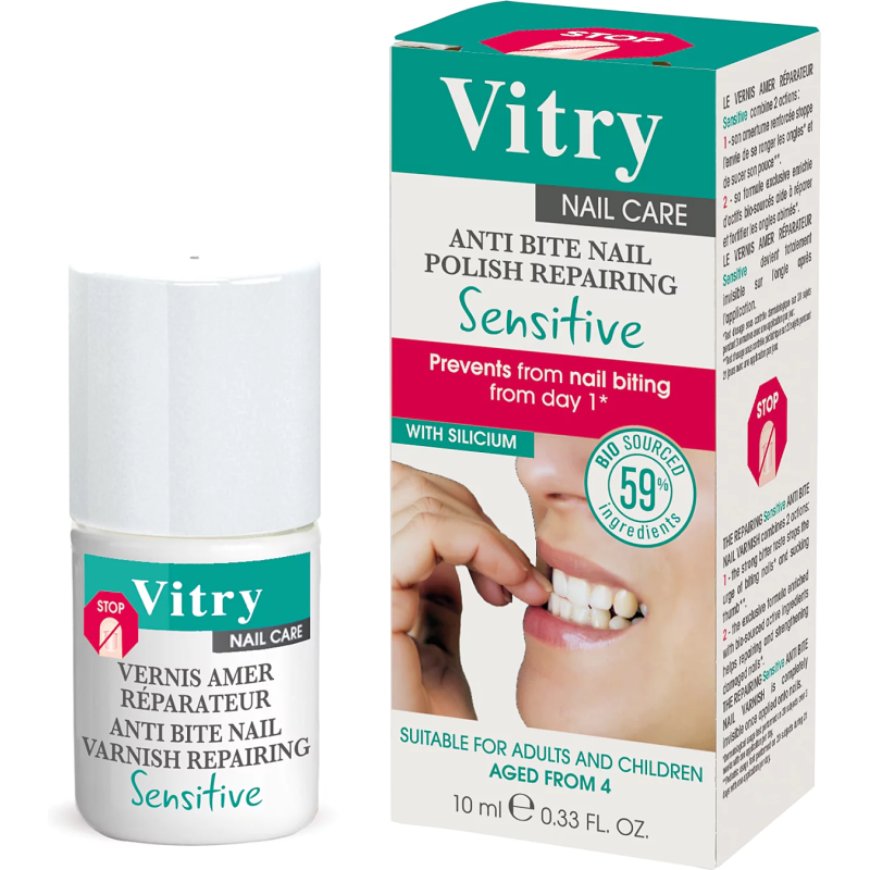 Vitry – Nail Care Vernis Amer Réparateur Sensitive, 10 ml