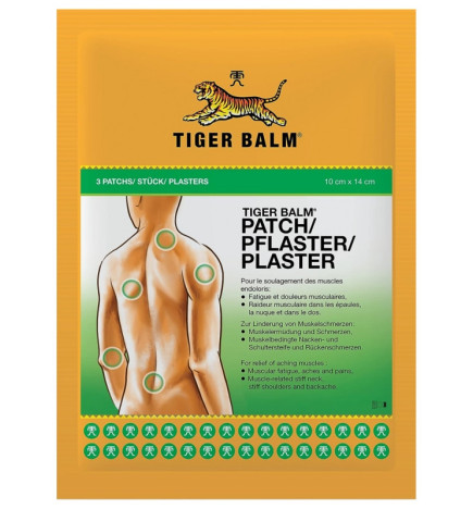 Tiger Balm – Patchs Baume du Tigre, 3 patchs