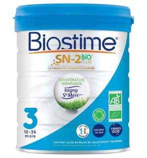 Biostime – SN-2 Bio Plus 3ème âge, 800 g