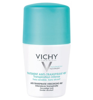 Vichy – Déodorant Anti-Transpirant 48H Roll-On, 50 ml