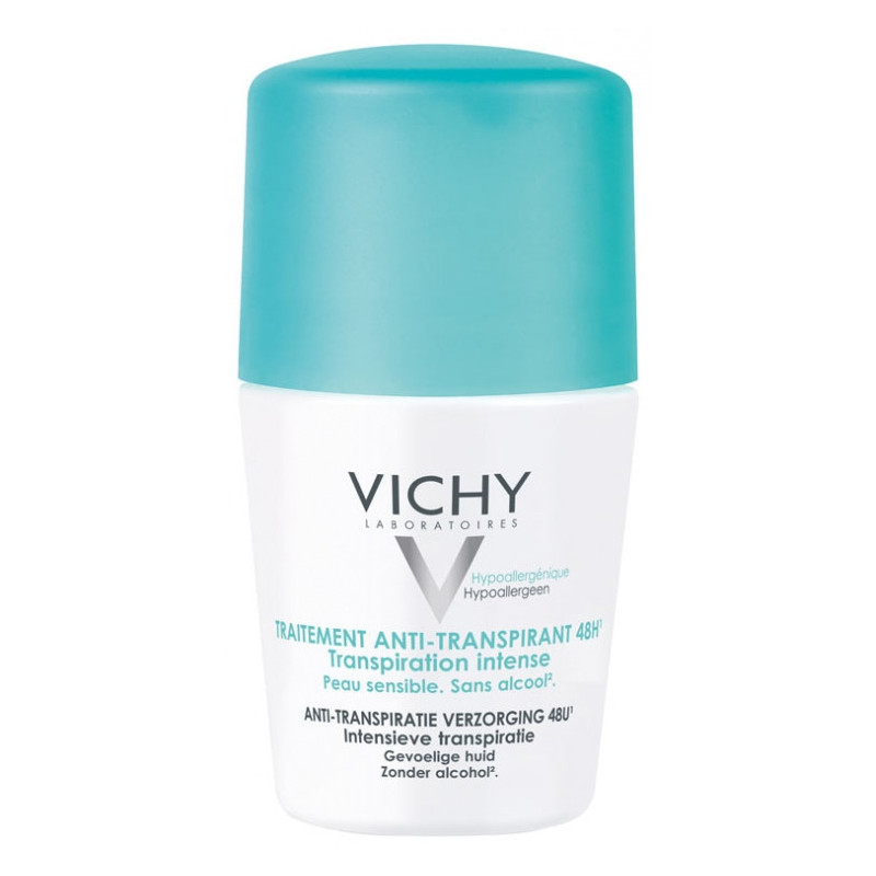 Vichy – Déodorant Anti-Transpirant 48H Roll-On, 50 ml Vichy – Déodorant Anti-Transpirant 48H Roll-On, 50 ml