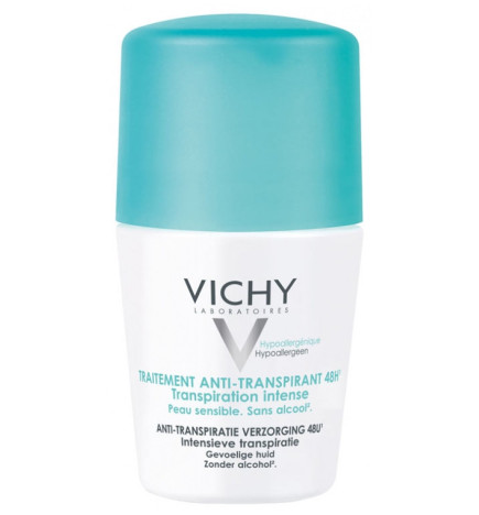 Vichy – Déodorant Anti-Transpirant 48H Roll-On, 50 ml