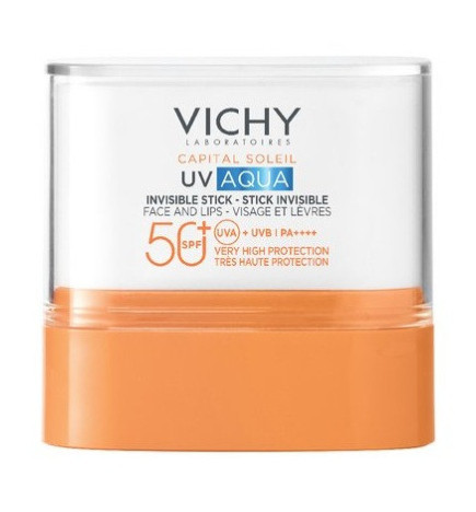 Vichy – Capital Soleil Stick UV-Aqua SPF50+ Visage et Lèvres, 1 stick