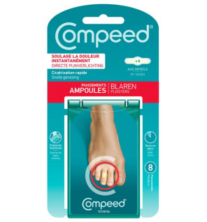 Compeed – Ampoules aux Orteils Pansements, 8 pansements
