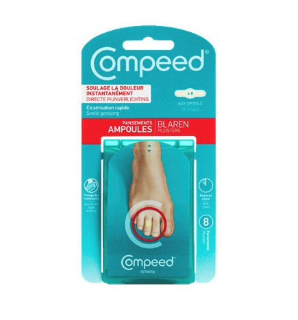 Compeed – Ampoules aux Orteils Pansements, 8 pansements
