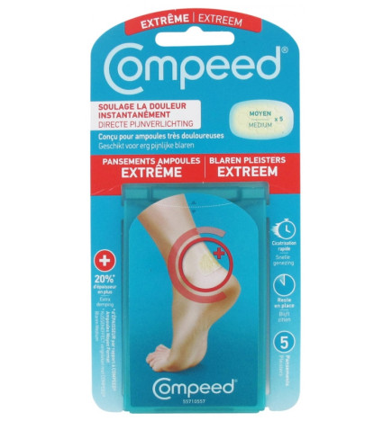 Compeed – Ampoules Extrême Pansements, 5 pansements