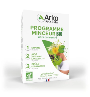 Arkopharma – Arkofluides® BIO Programme Minceur, 30 ampoules