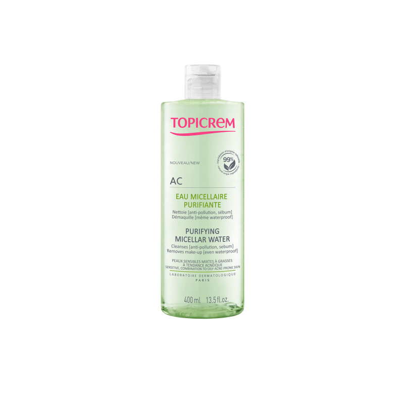 Topicrem – AC Control Eau Micellaire Purifiante, 400 ml