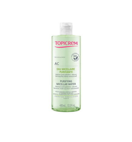 Topicrem – AC Control Eau Micellaire Purifiante, 400 ml