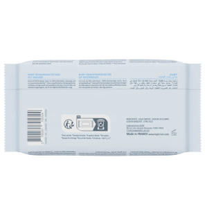 Topicrem – Baby Lingettes à l’Eau Nettoyantes, 60 lingettes