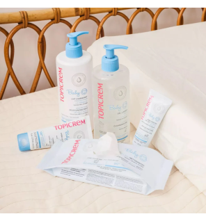Topicrem – Baby Lingettes à l’Eau Nettoyantes, 60 lingettes