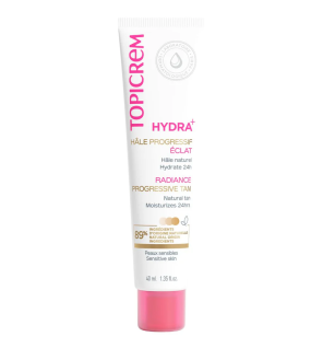 Topicrem – HYDRA+ Hâle progressif éclat, 40 ml
