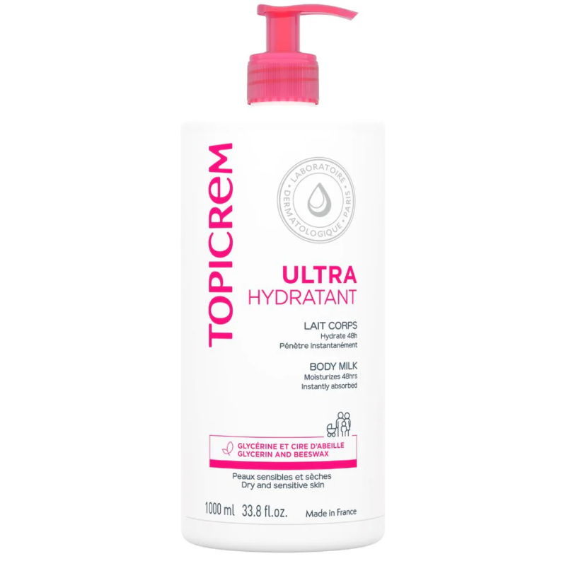 Topicrem – Ultra-hydratant Lait corps, 1 L Topicrem – Ultra-hydratant Lait corps, 1 L