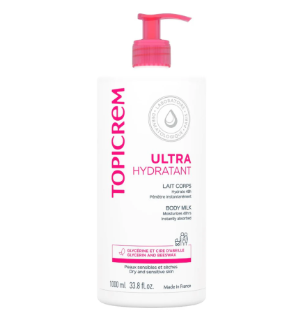 Topicrem – Ultra-hydratant Lait corps, 1 L