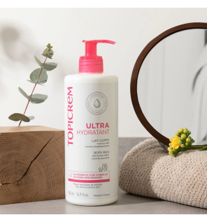 Topicrem – Ultra-hydratant Lot x2 lait corps, 2 x 500 ml