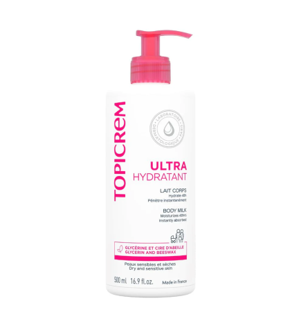 Topicrem – Ultra-hydratant Lait corps, 500 ml