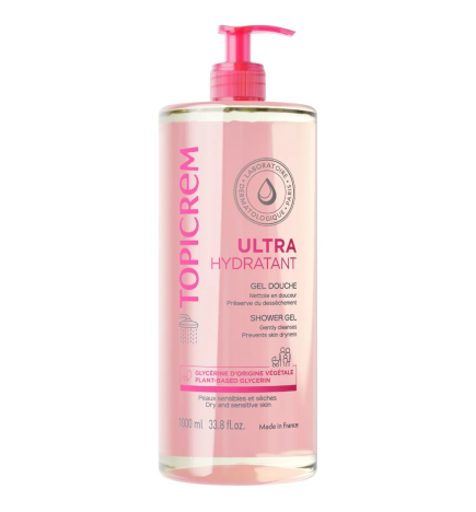 Topicrem – Ultra-hydratant Gel douche, 1 L