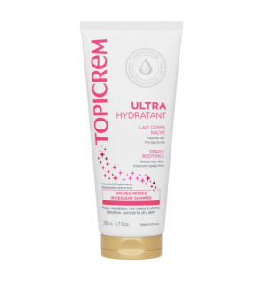 Topicrem – Ultra-Hydratant Nacré Corps - Lait sublimateur hydratant 24h, 200 ml