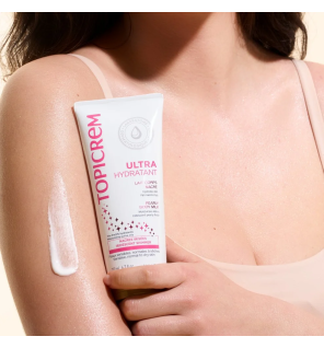 Topicrem – Ultra-Hydratant Nacré Corps - Lait sublimateur hydratant 24h, 200 ml