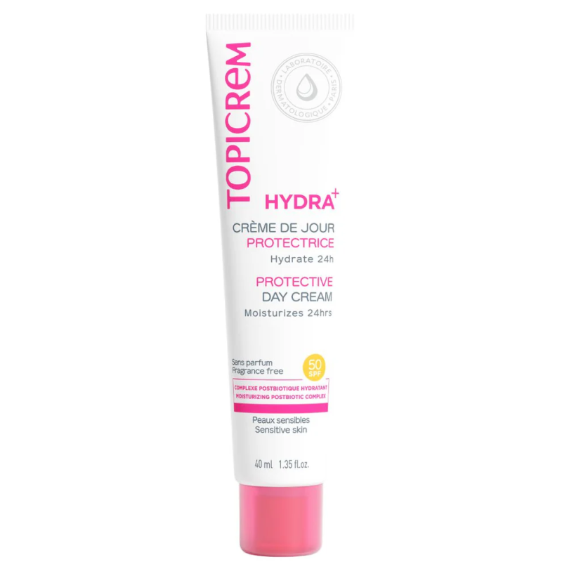 Topicrem – Hydra+ Crème de jour protectrice SPF50, 40 ml