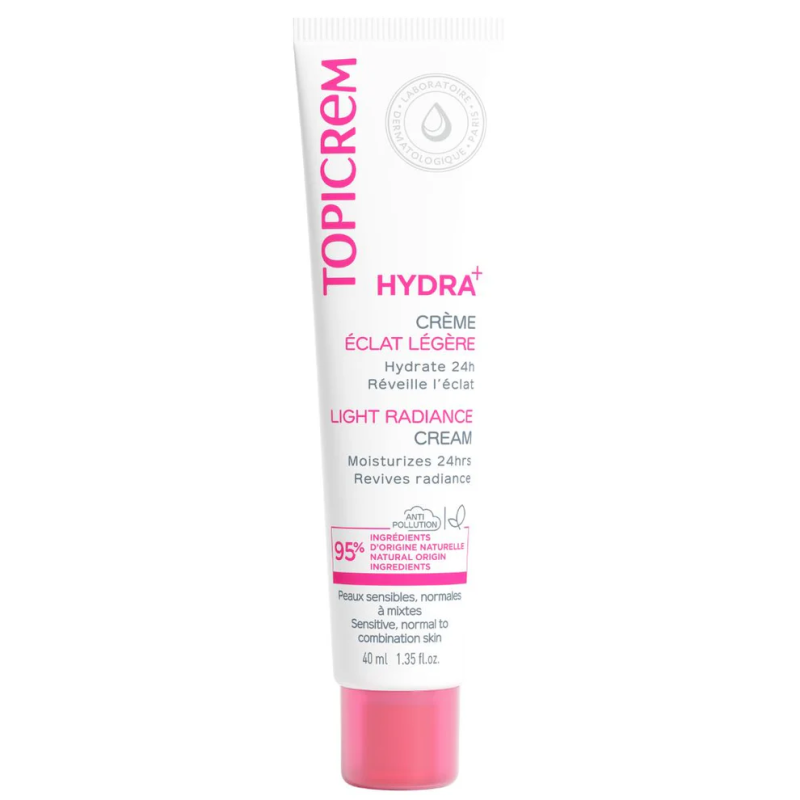 Topicrem – Hydra+ Crème éclat Légère, 40 ml