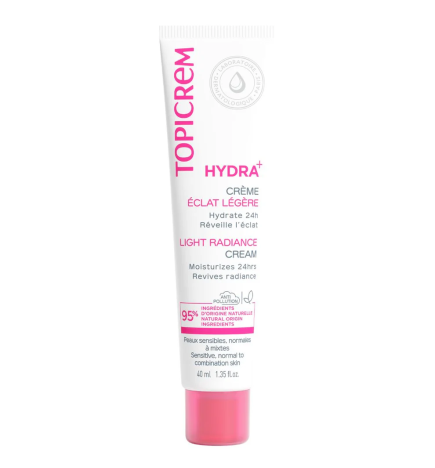 Topicrem – Hydra+ Crème éclat Légère, 40 ml