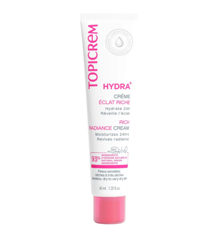Topicrem – Hydra+ Crème éclat Riche, 40 ml