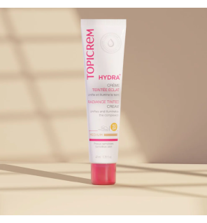 Topicrem – Hydra+ Crème teintée éclat SPF50 medium, 40 ml