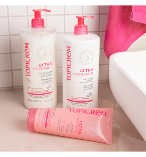 Topicrem – Ultra-hydratant Gommage doux 3-en-1, 200 ml
