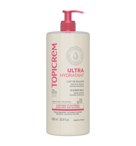 Topicrem – Ultra-hydratant Lait de douche, 1 L