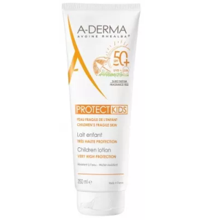 A-Derma – Protect Kids Lait Enfant Très Haute Protection SPF50+, 250 ml