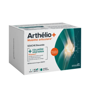 ImmuBio – Arthélio + Mobilité Articulaire au Collagène Végétarien, 60 gélules