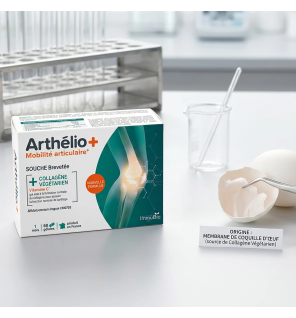 ImmuBio – Arthélio + Mobilité Articulaire au Collagène Végétarien, 60 gélules
