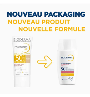 Bioderma – Photoderm Ultra-Fluid AR+ SPF50+ Peaux Réactives, 30 ml