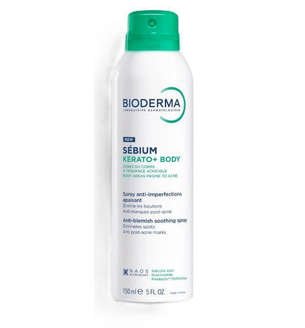 Bioderma – Sébium Kerato+ Body Soin anti-imperfections spray, 150 ml