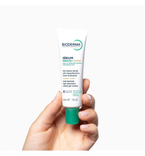 Bioderma – Sébium Kerato+ Cover Soin teinté anti-imperfections, 30 ml