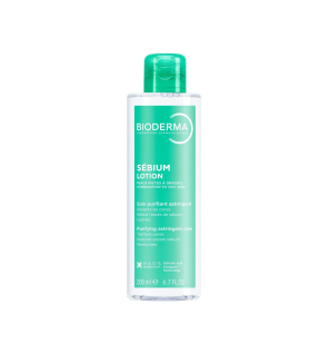 Bioderma – Sébium Lotion Soin purifiant astringent visage peaux mixtes à grasses, 200 ml