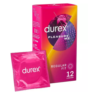 Durex – Préservatifs Pleasure Me, 12 unités