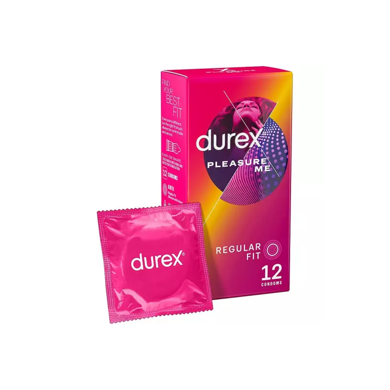 Durex – Préservatifs Pleasure Me, 12 unités Durex – Préservatifs Pleasure Me, 12 unités