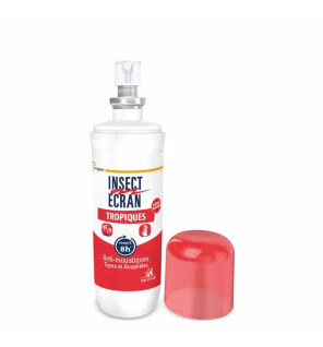 Insect Ecran – Spray peau anti-moustiques tropiques 8h, 75 ml
