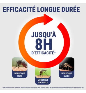 Insect Ecran – Spray peau anti-moustiques tropiques 8h, 75 ml