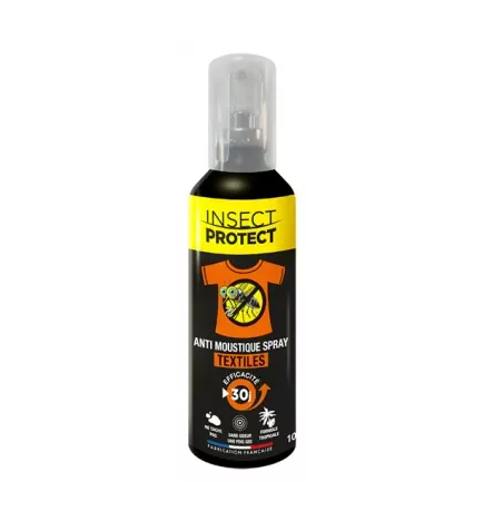 Insect Protect – Spray anti-moustiques textiles, 100 ml