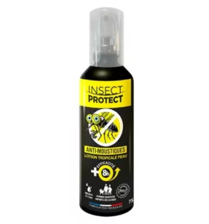 Insect Protect – Lotion anti-moustiques tropicale peau, 75 ml