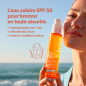 Krème – Eau solaire fraîche SPF50 corps tous types de peaux, 50 ml