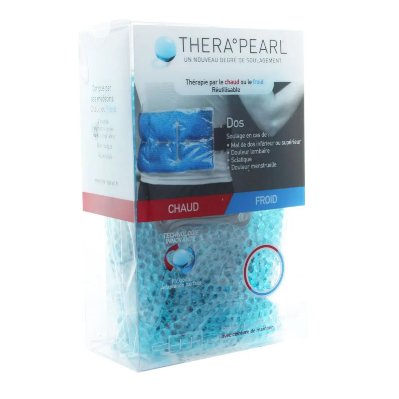 TheraPearl – Compresse Dos Chaud-Froid avec ceinture de maintien, 43,2 x 17,1 cm TheraPearl – Compresse Dos Chaud-Froid avec ceinture de maintien, 43,2 x 17,1 cm