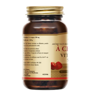 Vitamine C – Comprimés à croquer 500 mg goût framboise/cranberry, 90 comprimés