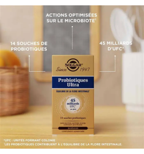 Solgar – Probiotiques Ultra, 30 gélules