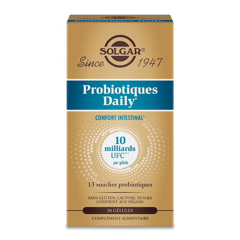 Solgar – Probiotiques Daily, 30 gélules végétales