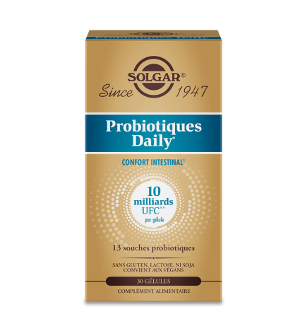 Solgar – Probiotiques Daily, 30 gélules végétales